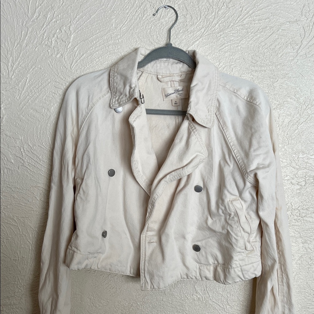 Universal Thread Women's Off-White Utility Jacket